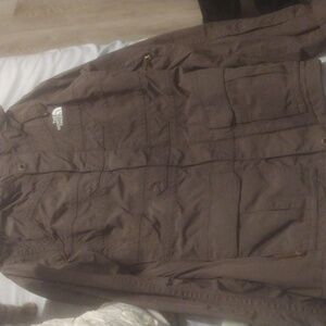 North face jacket medium size, Brown